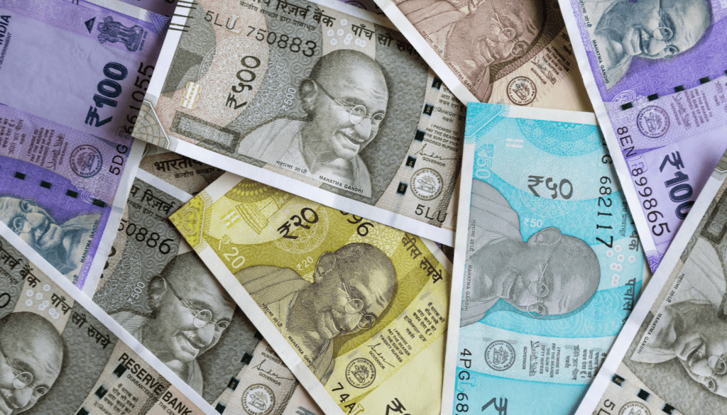 Currency exchange from Indian Rupees to USD for international school fees.