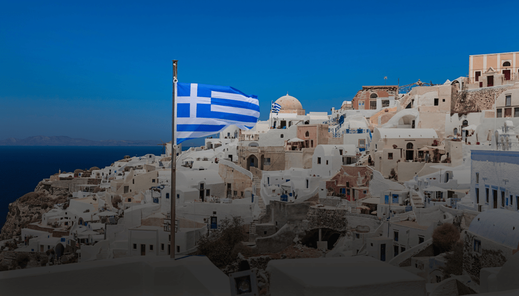 Greece including flag