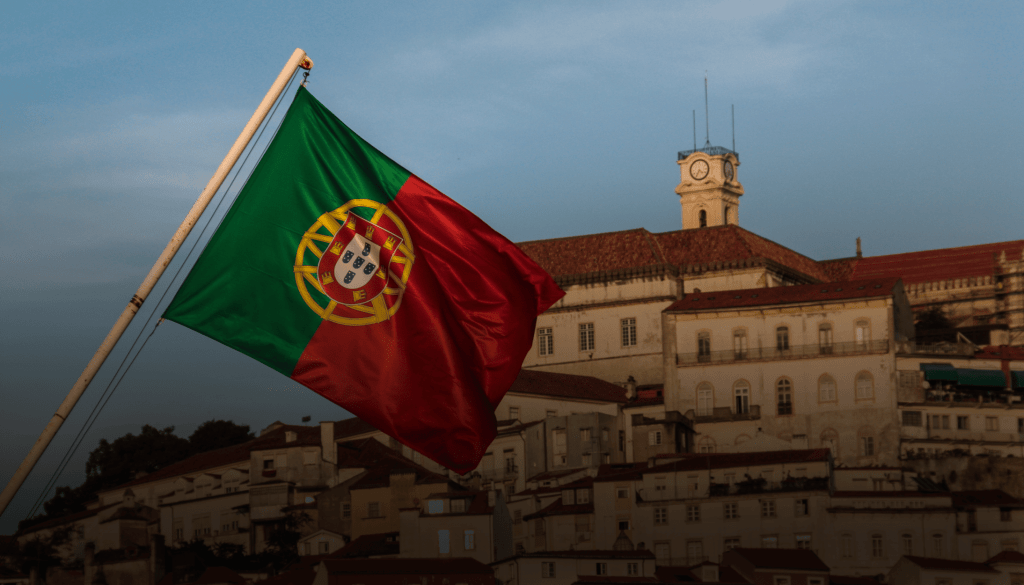 Portugal including flag